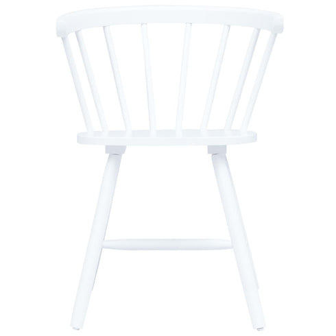 Maison Madeleine -  5 Piece Dining Set Solid Rubber Wood White